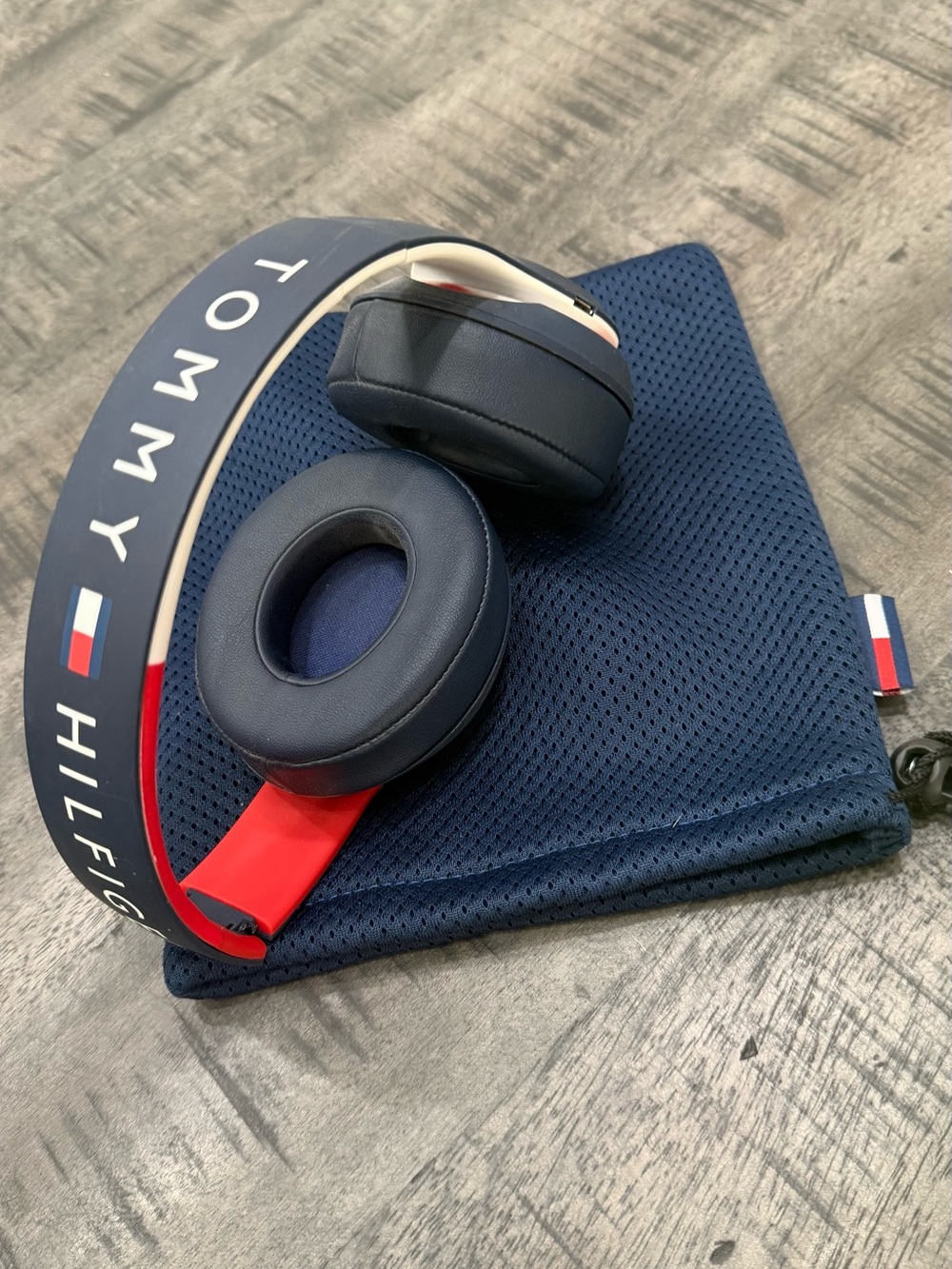 Tommy Hilfiger Navy, Red & White Over-Ear Headphones
